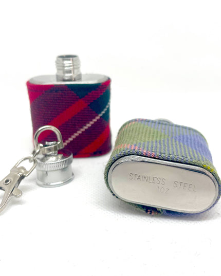 Mini Tartan Hip Flask