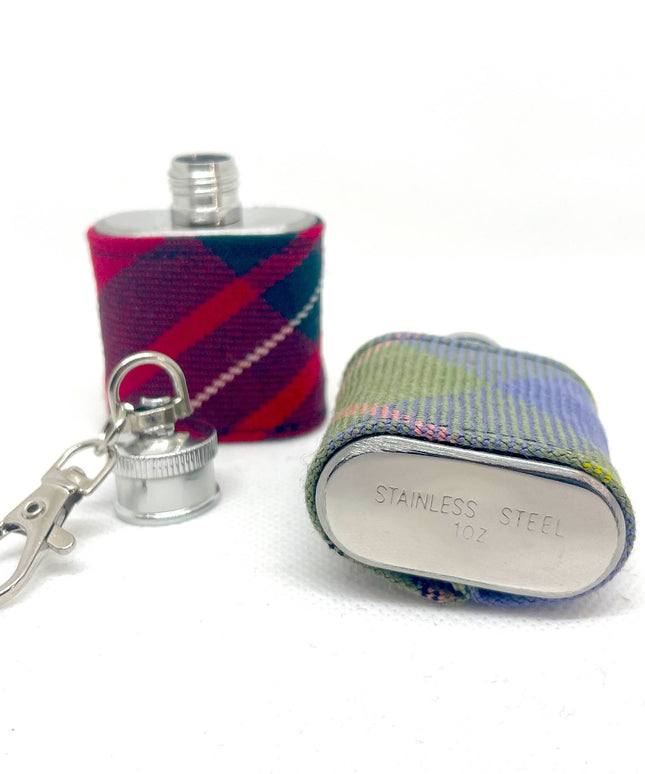 Mini Tartan Hip Flask