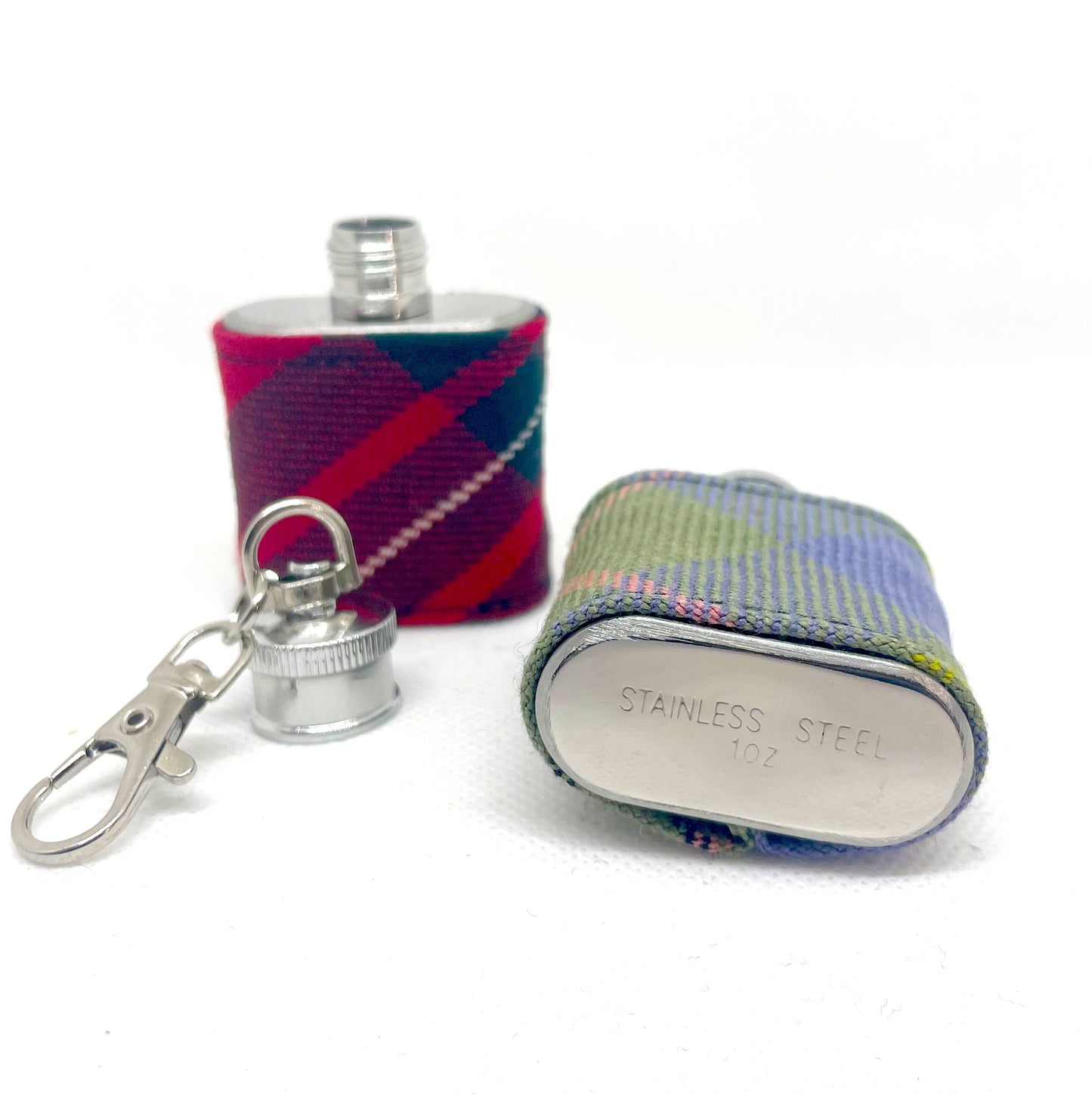 Mini Tartan Hip Flask