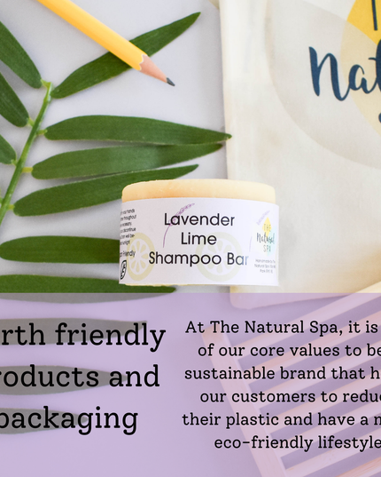 Lavender and Lime Shampoo Bar - Suitable for all hair types