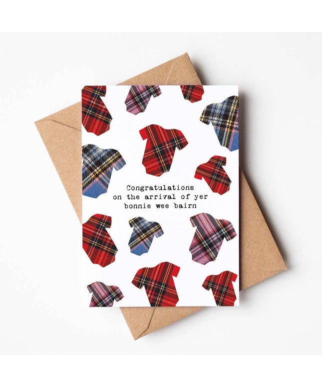 Bonnie Bairn | Scottish Greeting Card | New Baby Card