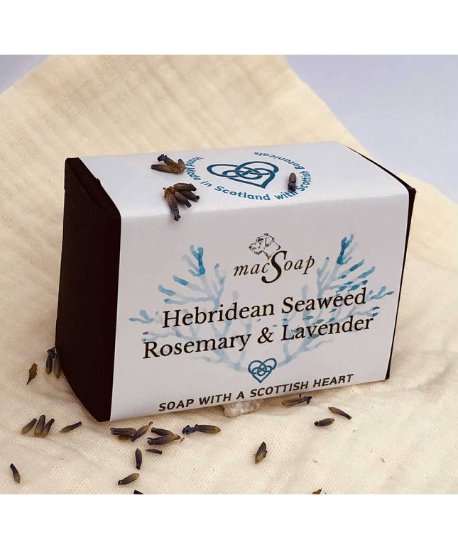 Hebridean Seaweed, Rosemary & Lavender. Scottish Soap