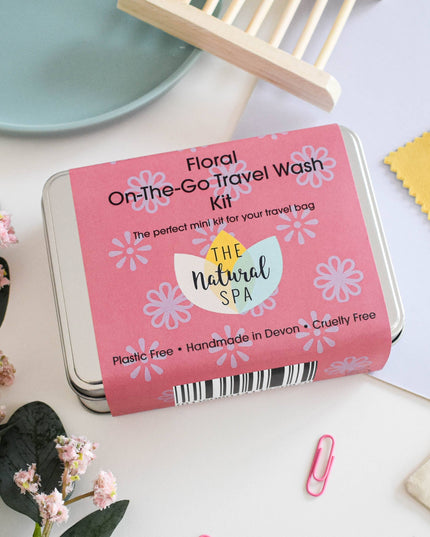 Floral Mini "On-The-Go" Soap Kit