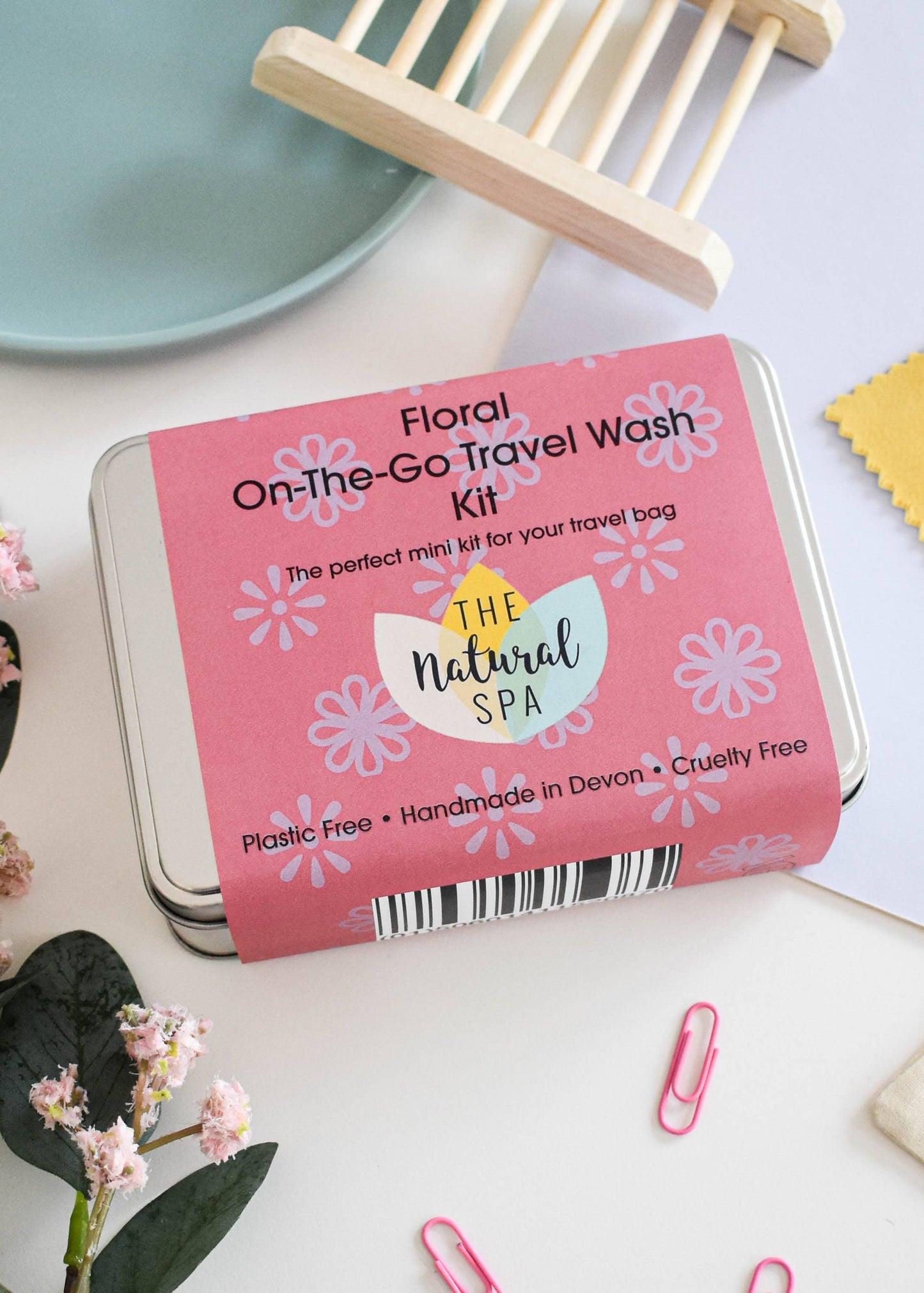 Floral Mini "On-The-Go" Soap Kit