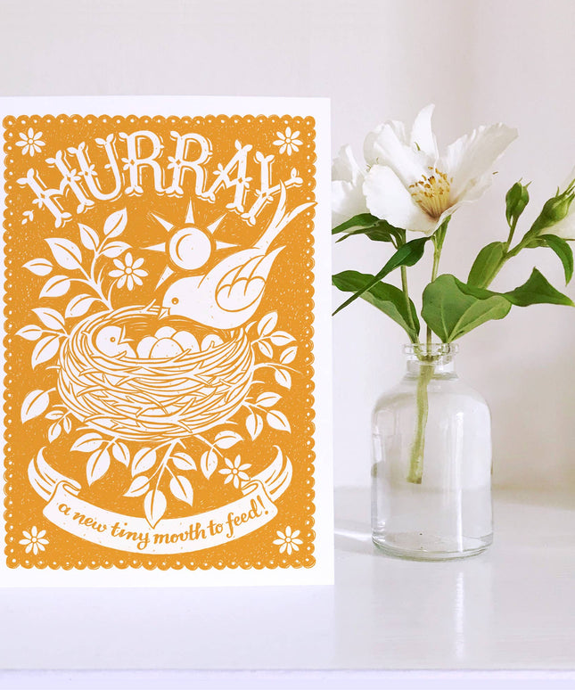 New Baby Bird Card