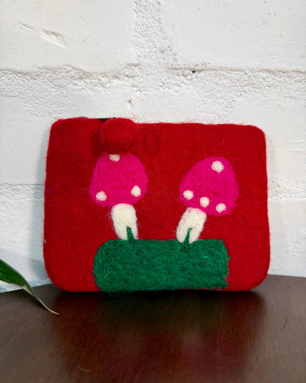 Assorted Felt Toadstool Purse