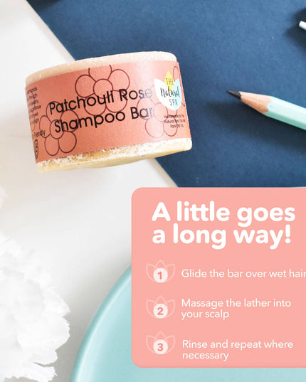 Patchouli Rose Shampoo Bar - Suitable for all hair types