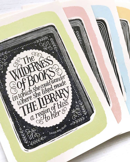 Book Lovers Quote Card Collection