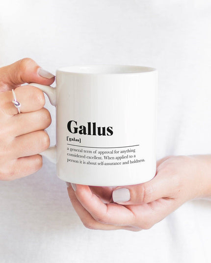 Gallus Greeting Scots Saying Mug