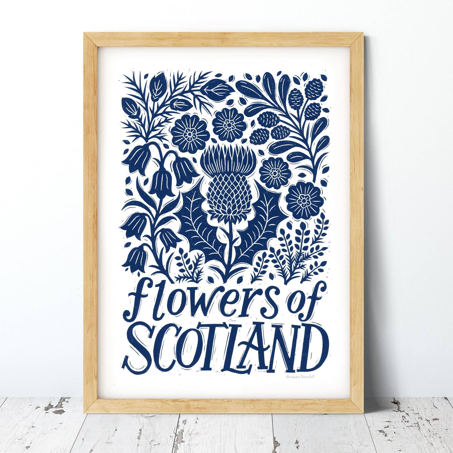 Flowers of Scotland Print