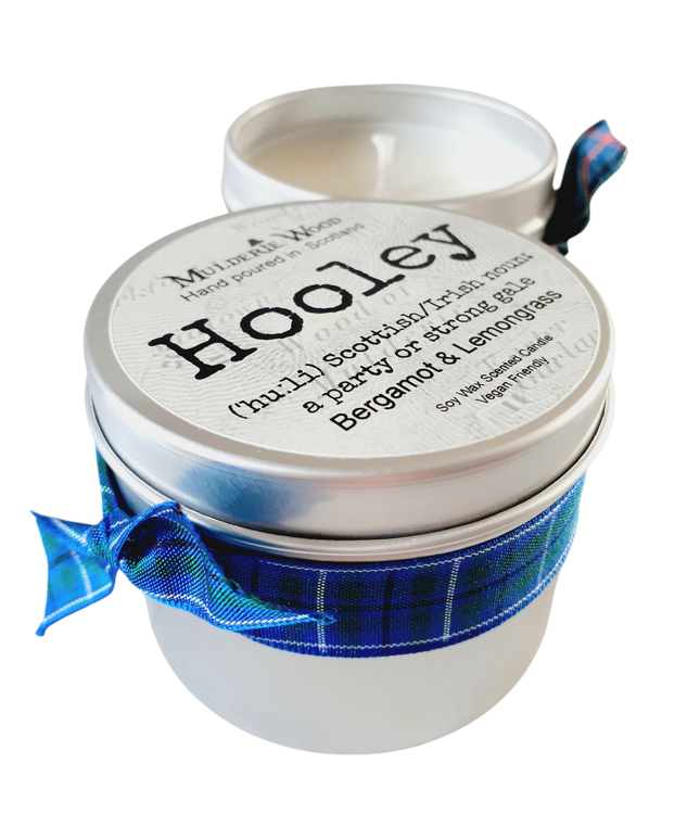 Hooley (Party) Bergamot and Lemongrass Scottish Gift Candle