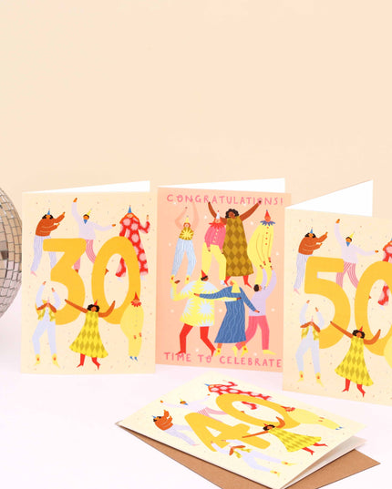 Time To Celebrate Congratulations Card | Achievement Card