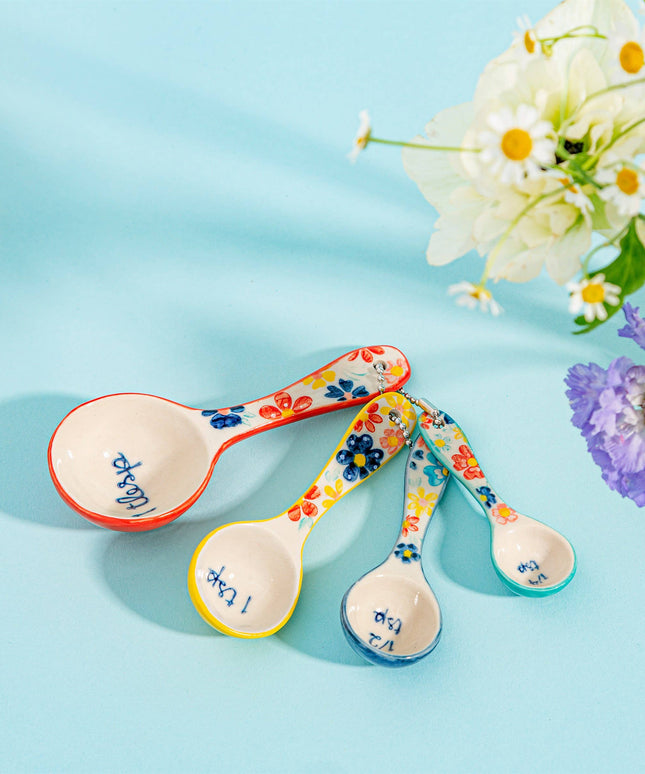 Folk Floral Measuring Spoons