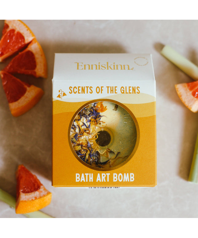 Bath Bomb - Lemongrass Bergamot - Scents of the Glens