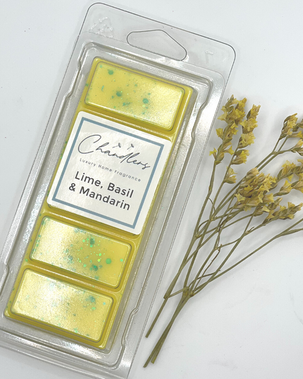 Lime, Basil & Mandarin Wax Melt Snapbar