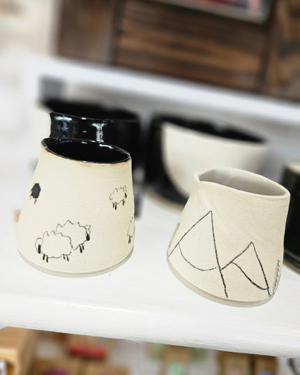 Ceramic Mountain / Sheep Jug