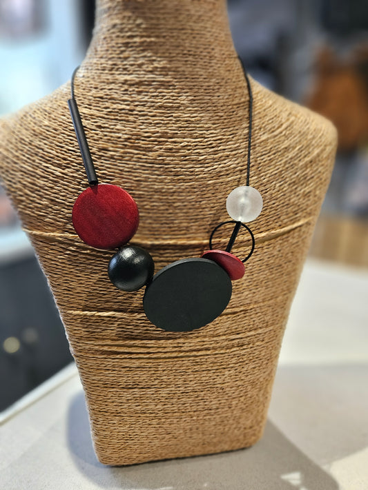 Wooden Contemporary Necklaces