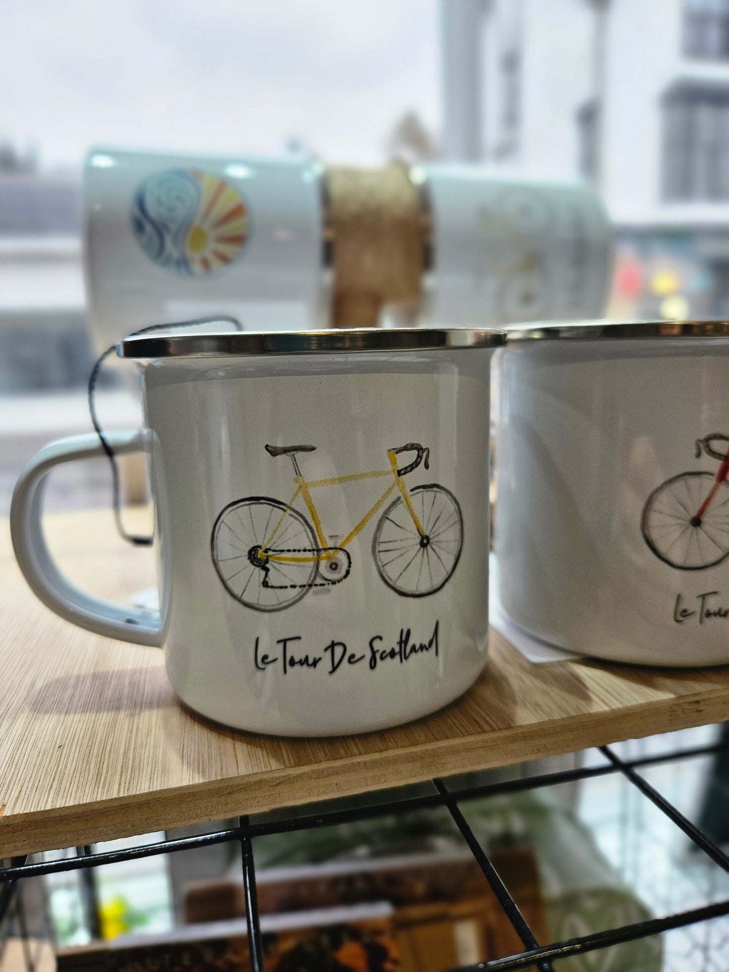 Tour De Scotland Enamel Mug