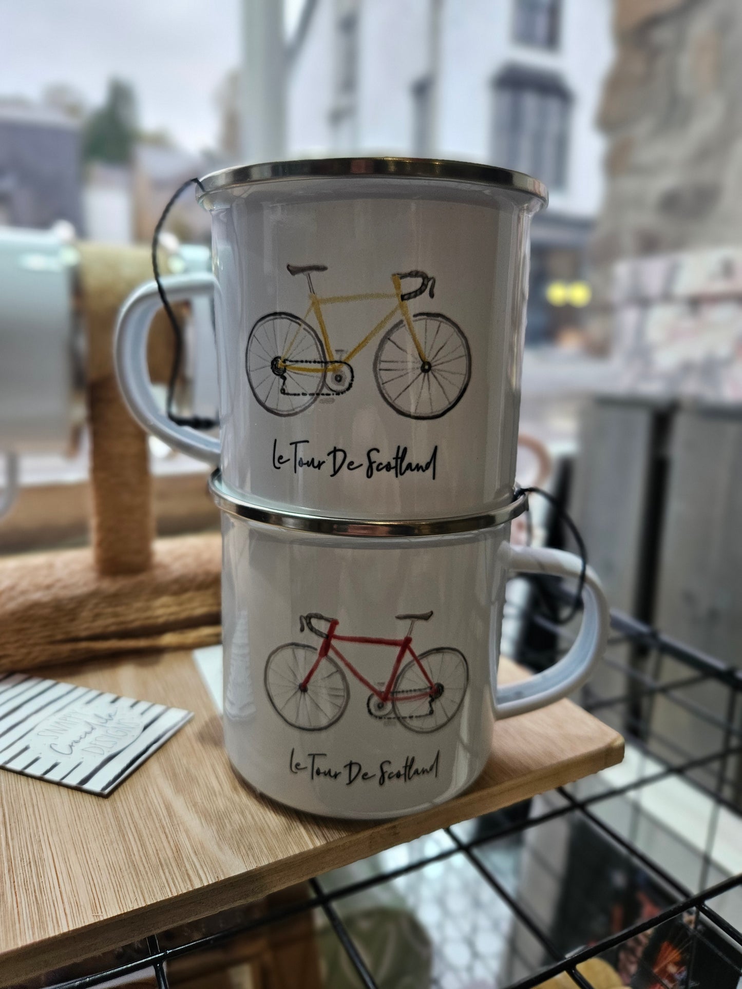 Tour De Scotland Enamel Mug