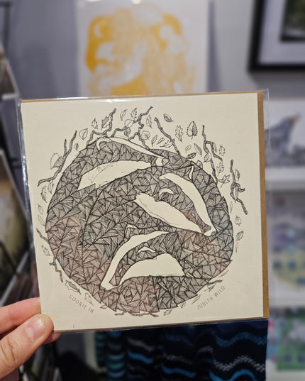 Birds, Beasts and Inky Water Worlds Cards Coorie In