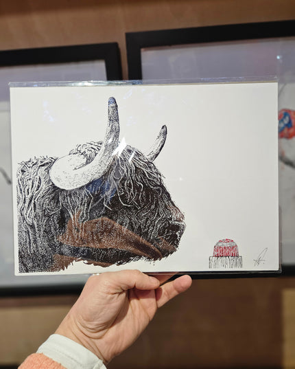 Pointillism Art Prints - Being Scottish