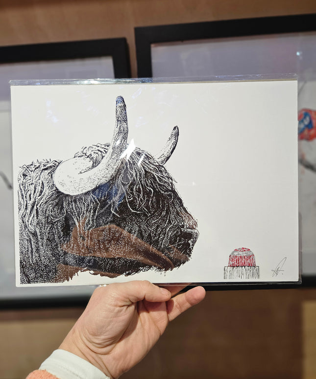 Pointillism Art Prints - Being Scottish