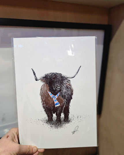 Pointillism Art Prints - Being Scottish
