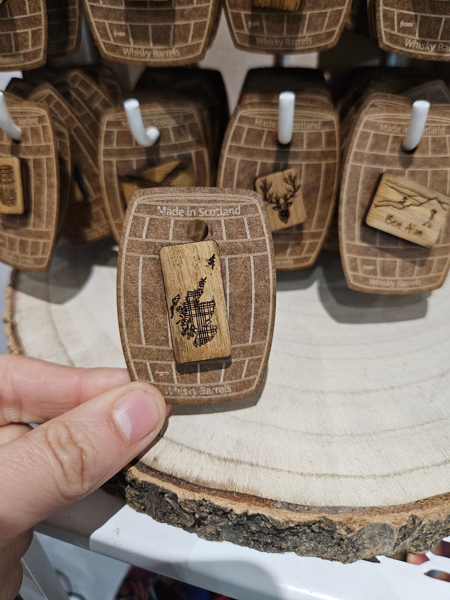 Whisky Barrel Wooden Pins