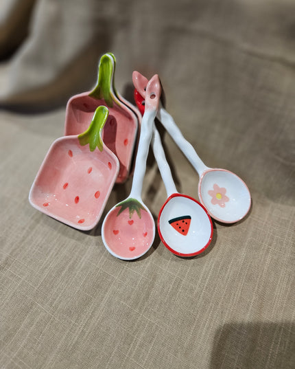 Ceramic Spoon & Mini Tray