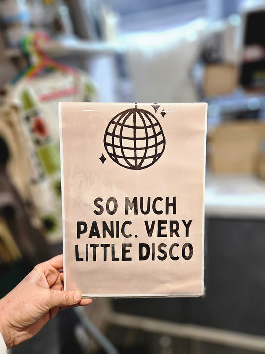 Disco Print on Canvas