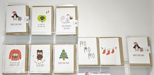 Christmas - Plantable Festive Cards - 8 designs