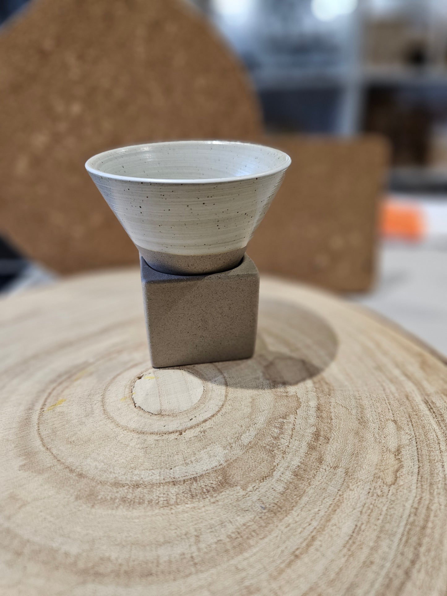 Coarse / PartGlazed Espresso Cup