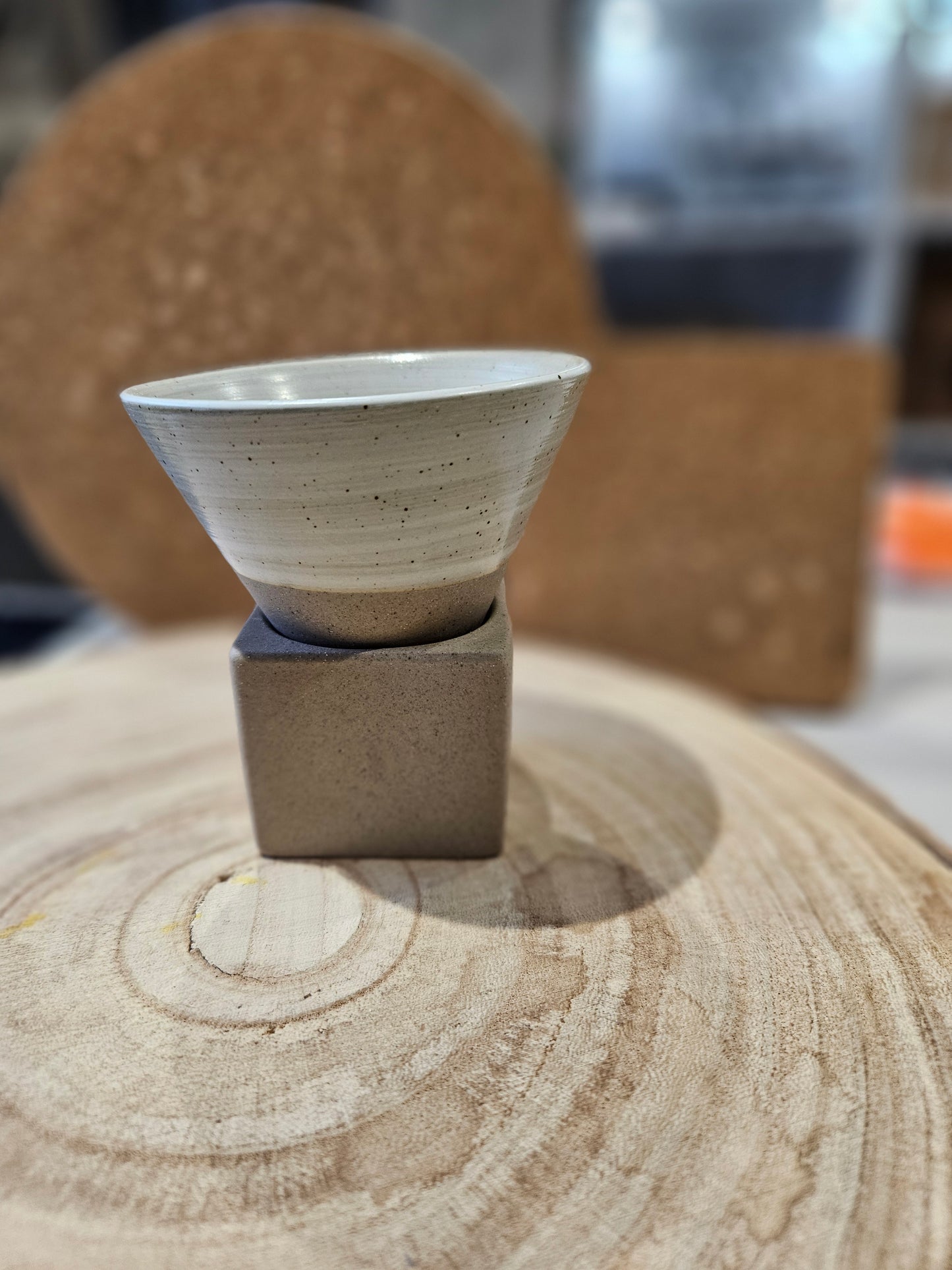 Coarse / PartGlazed Espresso Cup