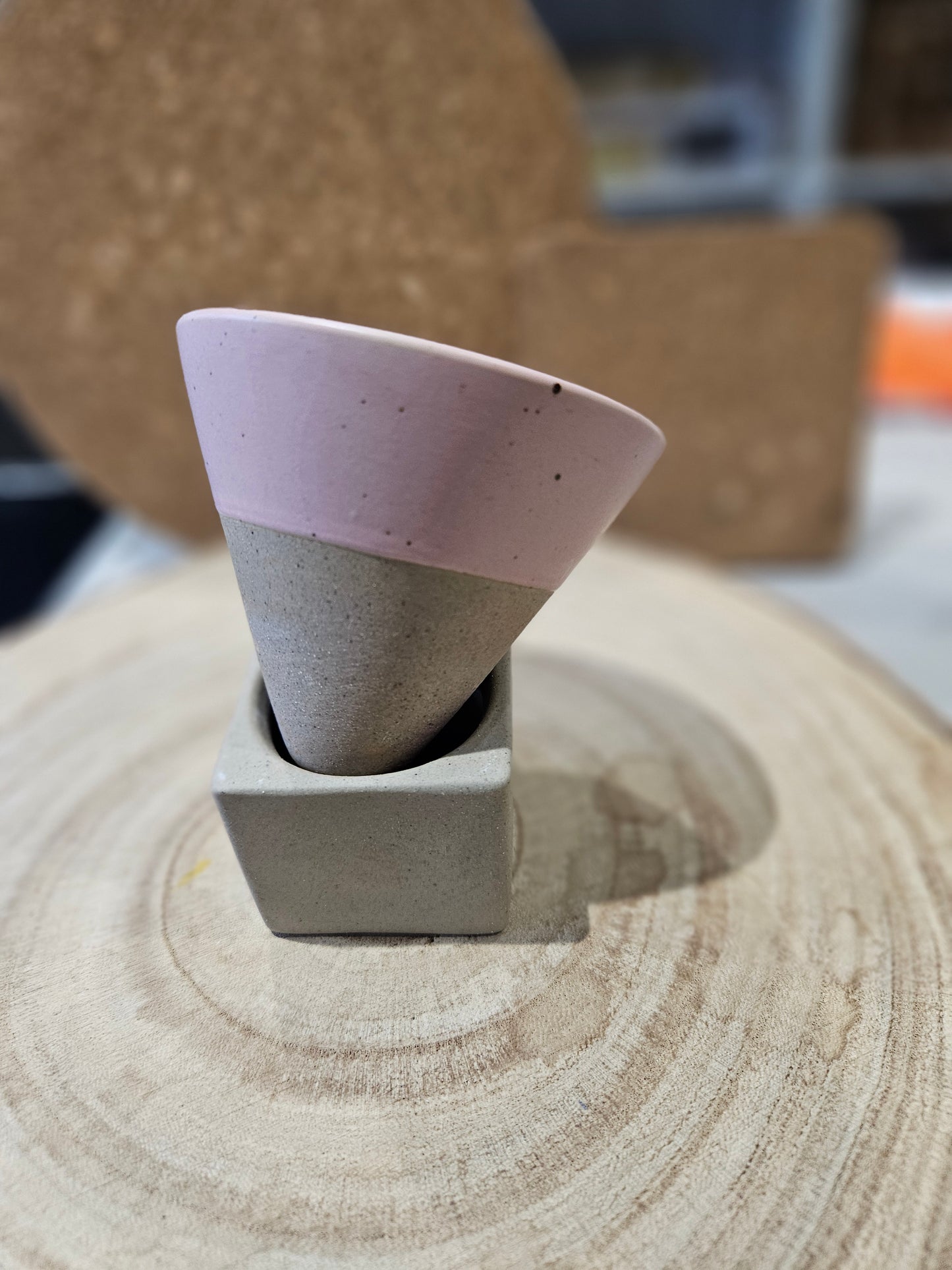 Coarse / PartGlazed Espresso Cup