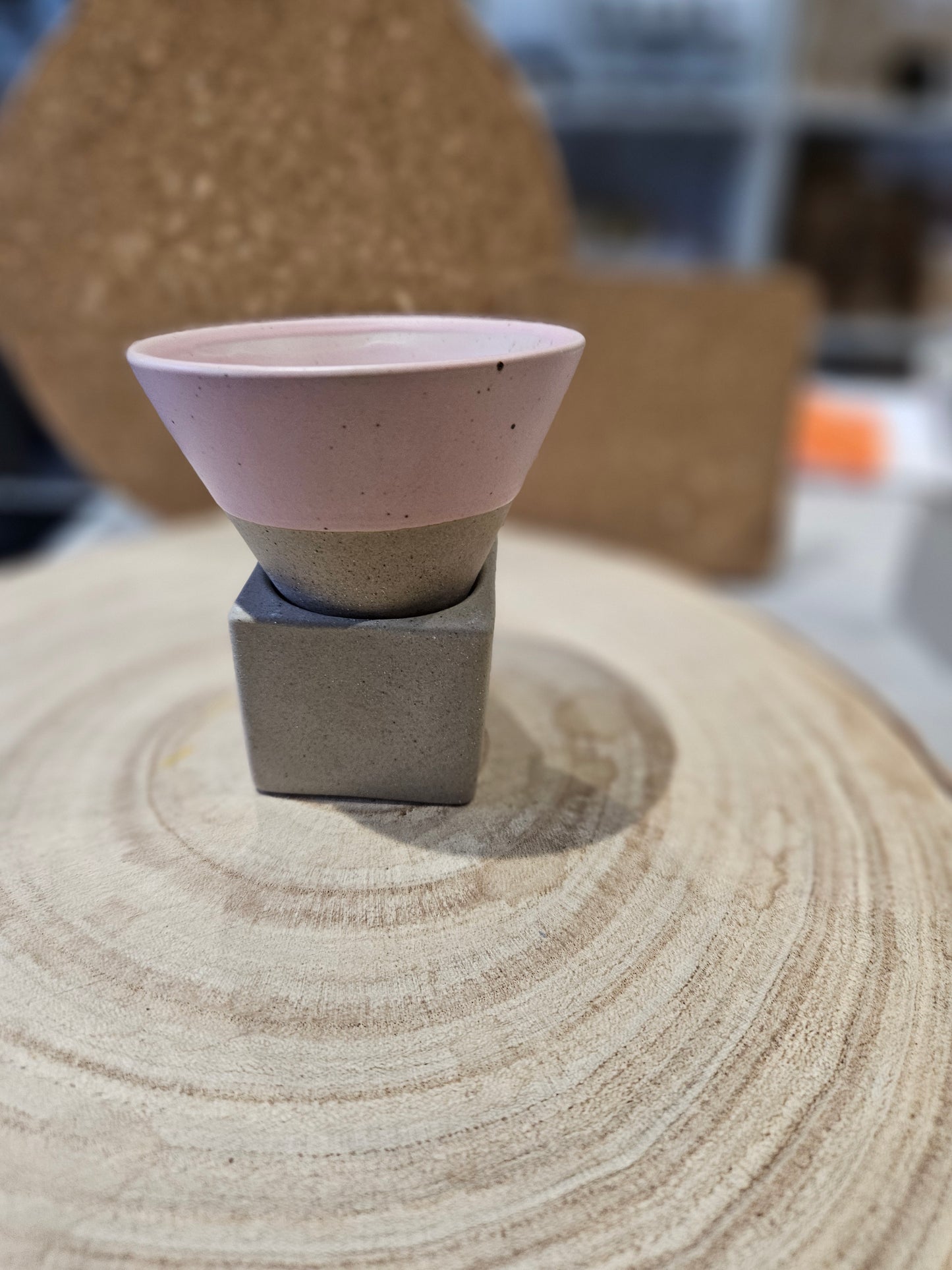 Coarse / PartGlazed Espresso Cup