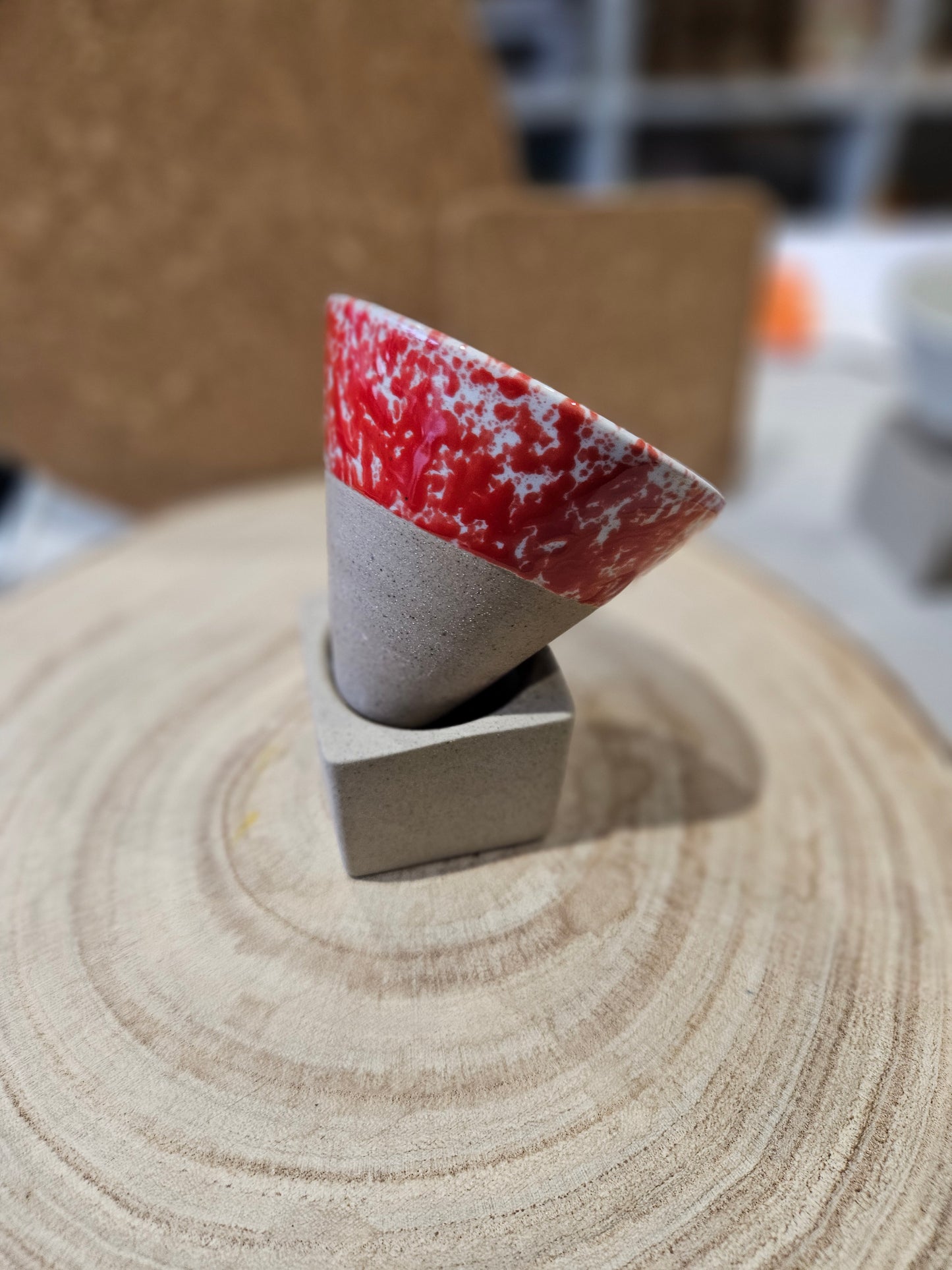 Coarse / PartGlazed Espresso Cup