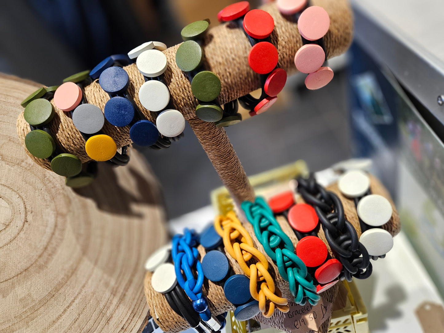 Wood Bracelets - various colours