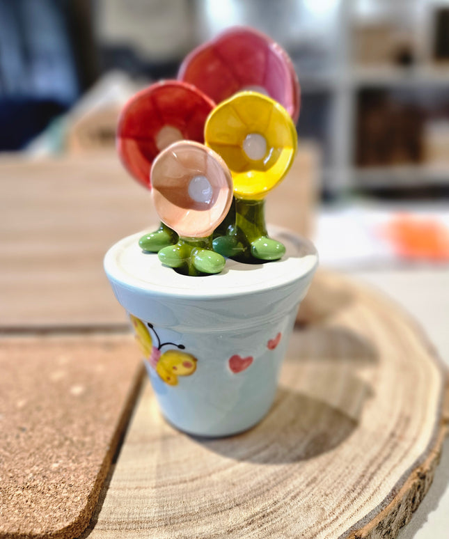 Ceramic Spoon Set - 4 spoons