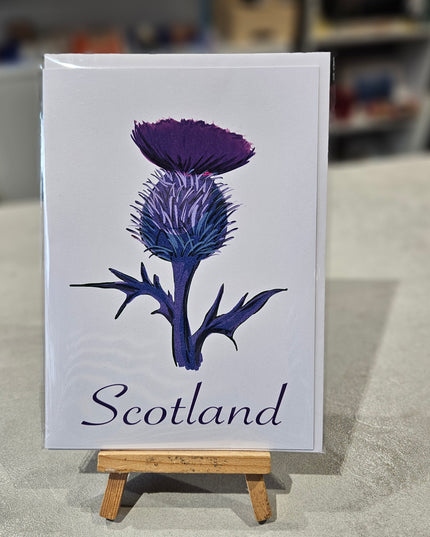 Scottish Thistle Greeting Card