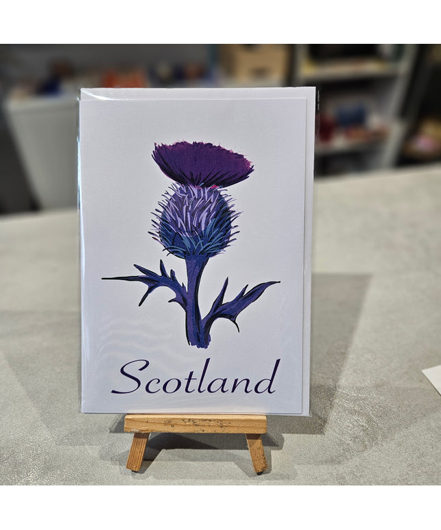 Scottish Thistle Greeting Card