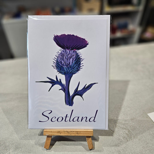Scottish Thistle Greeting Card