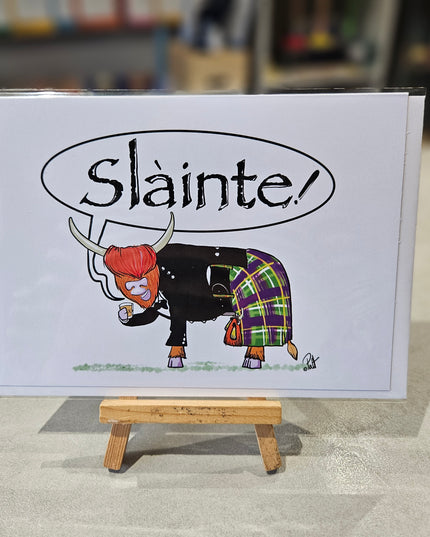 Highland Cow Greeting Card