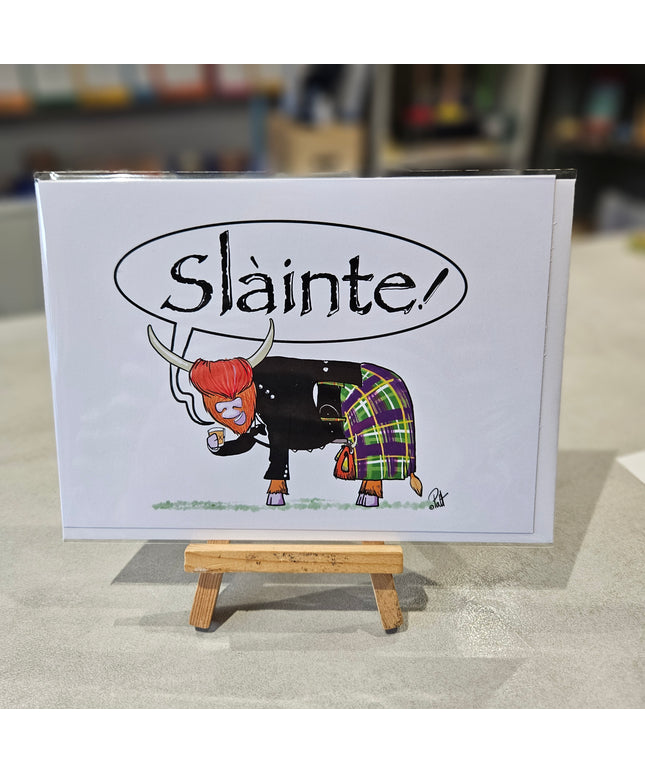 Highland Cow Greeting Card