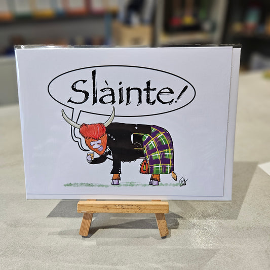 Highland Cow Greeting Card