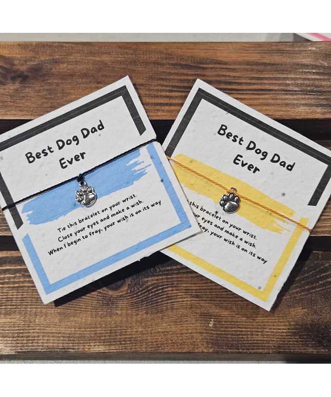 Make a Wish Charm Bracelet - Best Dog Dad