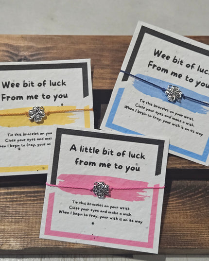 Make a Wish Charm Bracelet - Luck