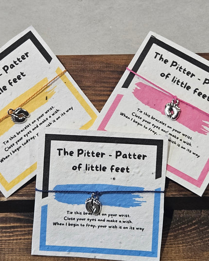 Make a Wish Charm Bracelet - New Baby/ PitterPatter