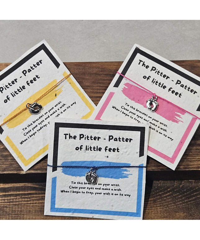 Make a Wish Charm Bracelet - New Baby/ PitterPatter