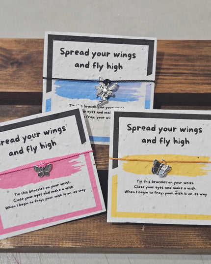 Make a Wish Charm Bracelet - Fly High