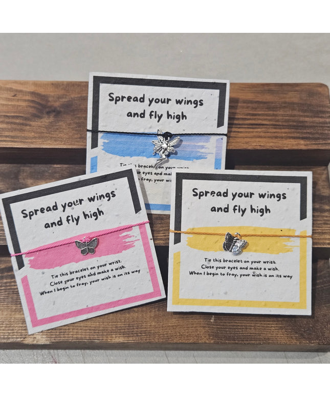 Make a Wish Charm Bracelet - Fly High